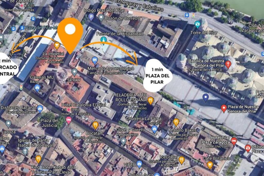 Apartamento Unico En Plaza Del Pilar Saragossa Zewnętrze zdjęcie